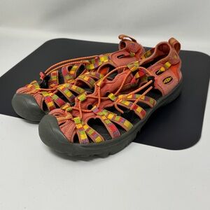 Keen Women's Orange Multicolor Strappy Sport Sandals